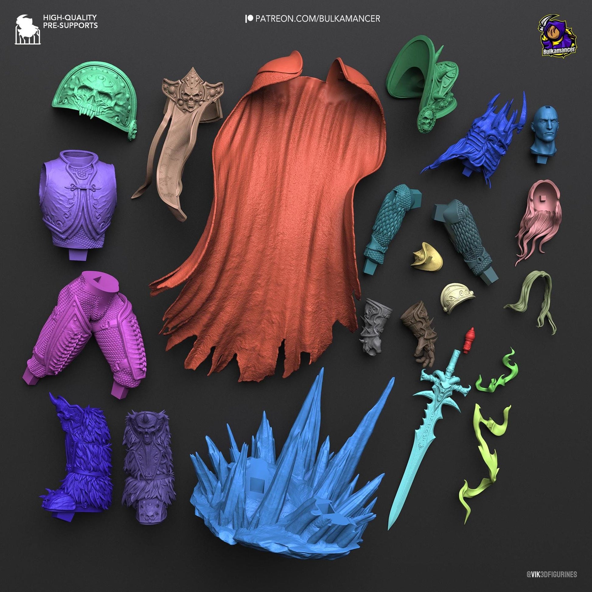 Fallen Prince | Resin Garage Kit Sculpture Anime Video Game Fan Art Statue | Bulkamancer Sculpts