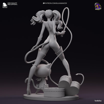 Flashy Panther | Resin Garage Kit Sculpture Anime Video Game Fan Art Statue | Bulkamancer Sculpts