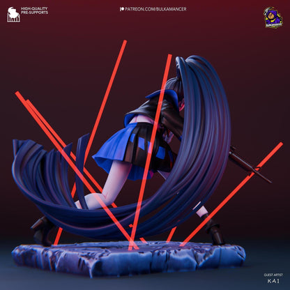 Forthright Rebel | Resin Garage Kit Sculpture Anime Video Game Fan Art Statue | Bulkamancer Sculpts