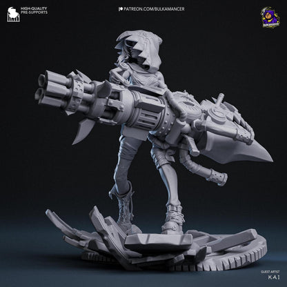 Fractured Symbol | Resin Garage Kit Sculpture Anime Video Game Fan Art Statue | Bulkamancer Sculpts