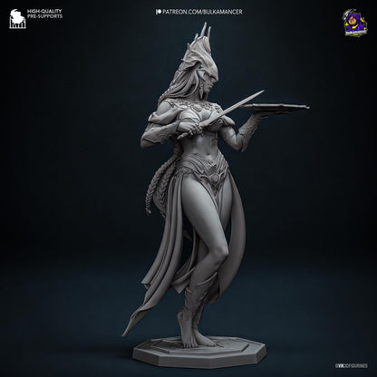 Goddess of Darkness | Resin Garage Kit Sculpture Anime Video Game Fan Art Statue | Bulkamancer Sculpts