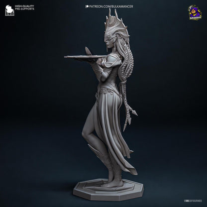 Goddess of Darkness | Resin Garage Kit Sculpture Anime Video Game Fan Art Statue | Bulkamancer Sculpts