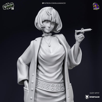 Goth Doctor | Resin Garage Kit Sculpture Anime Video Game Fan Art Statue | Bulkamancer Sculpts