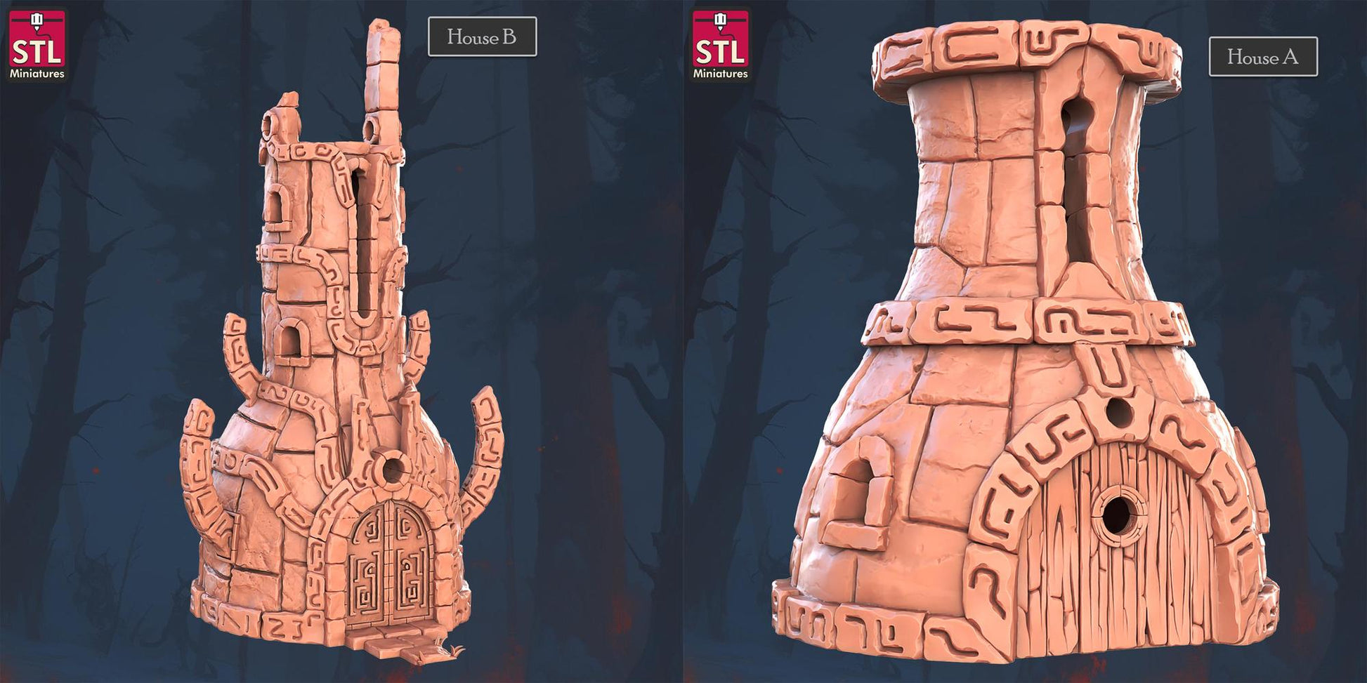 Floating Islands Build Your Own Set | Tabletop Scale | D&D TTRPG Miniature | STL Miniatures