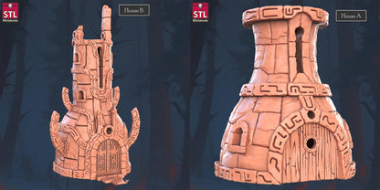 Floating Islands Build Your Own Set | Tabletop Scale | D&D TTRPG Miniature | STL Miniatures