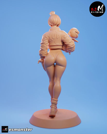 Chaotic Queen | Resin Garage Kit Sculpture Anime Video Game Fan Art Statue | E.S Monster