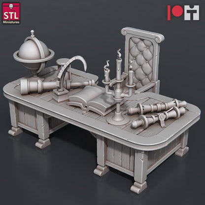 Airship Crew NPC Set | Tabletop Scale | D&D TTRPG Miniature | STL Miniatures