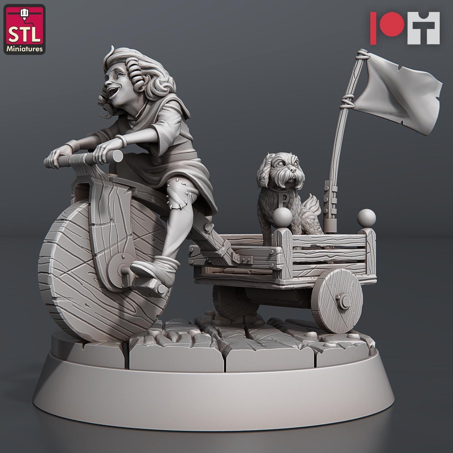 Arrows and Bow Maker NPC Set | Tabletop Scale | D&D TTRPG Miniature | STL Miniatures