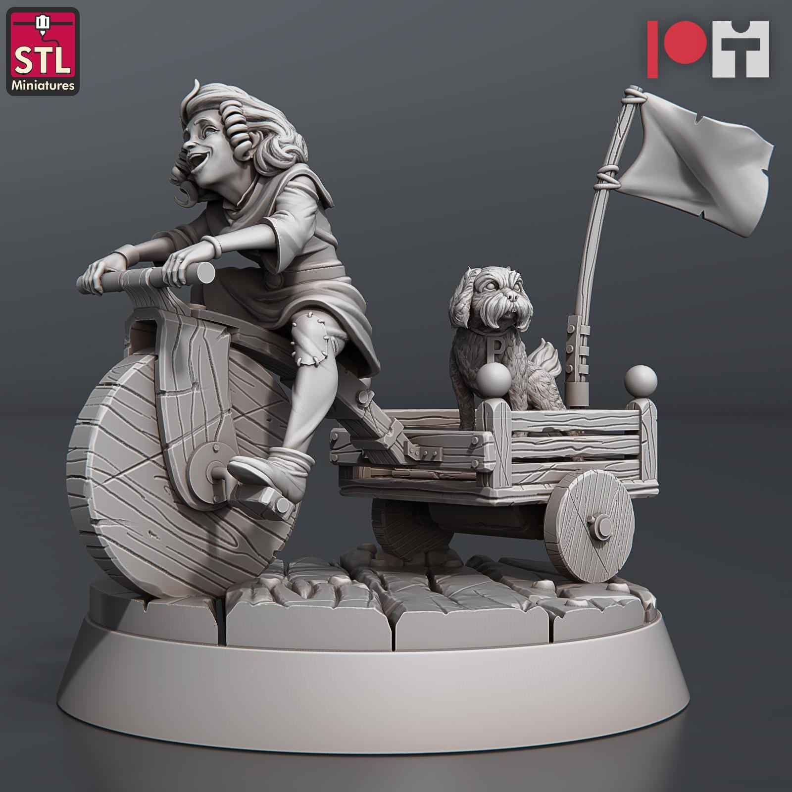 Arrows and Bow Maker NPC Set | Tabletop Scale | D&D TTRPG Miniature | STL Miniatures