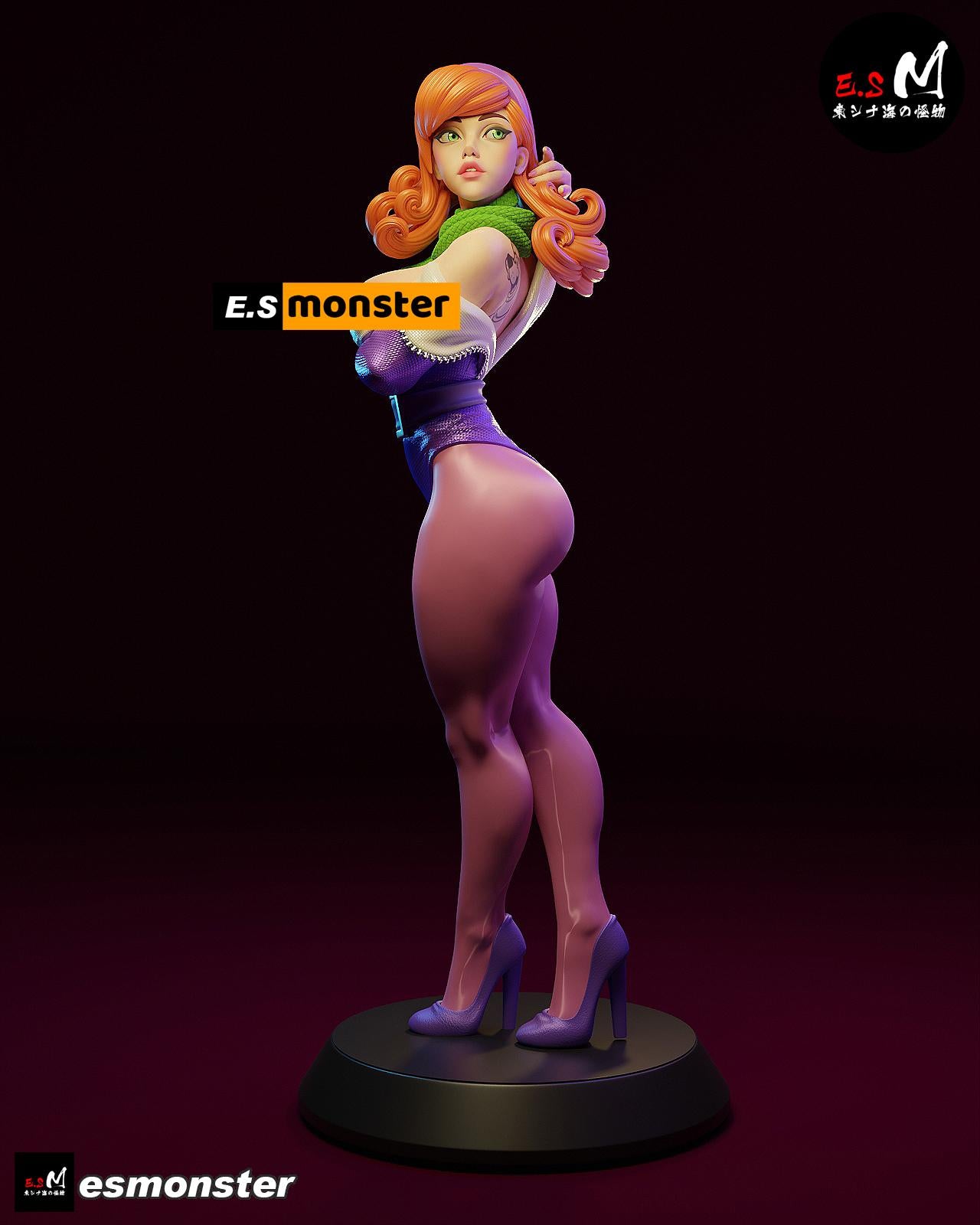 Mystery Solving Beauty | Resin Garage Kit Sculpture Anime Video Game Fan Art Statue | E.S Monster