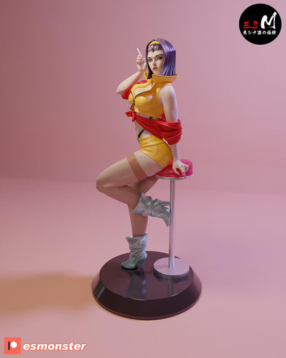 Space Bounty Hunter | Resin Garage Kit Sculpture Anime Video Game Fan Art Statue | E.S Monster