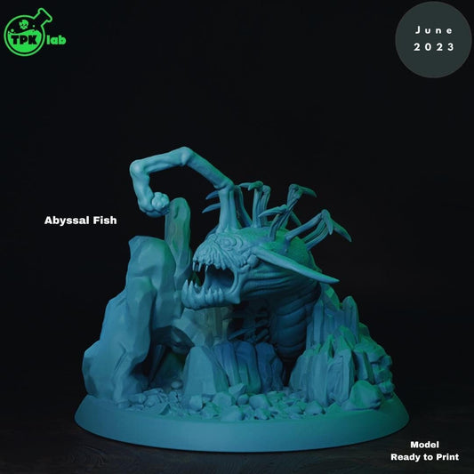 Abyssal Fish Deep Sea Monster | Tabletop Gaming Miniature | TPKLab