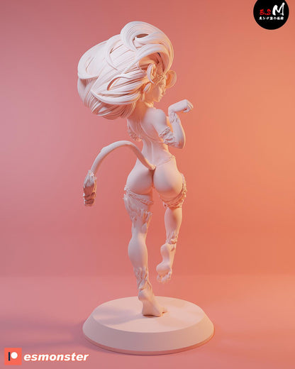 Felicity Fighter | Resin Garage Kit Sculpture Anime Video Game Fan Art Statue | E.S Monster