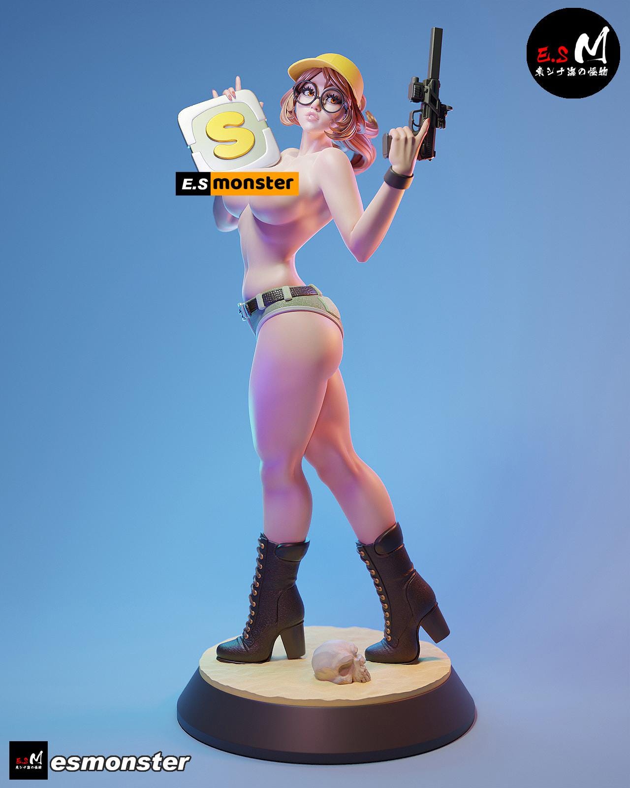 Skilled Weapon Specialist | Resin Garage Kit Sculpture Anime Video Game Fan Art Statue | E.S Monster