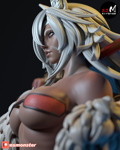 Bestial Sword Master | Resin Garage Kit Sculpture Anime Video Game Fan Art Statue | E.S Monster