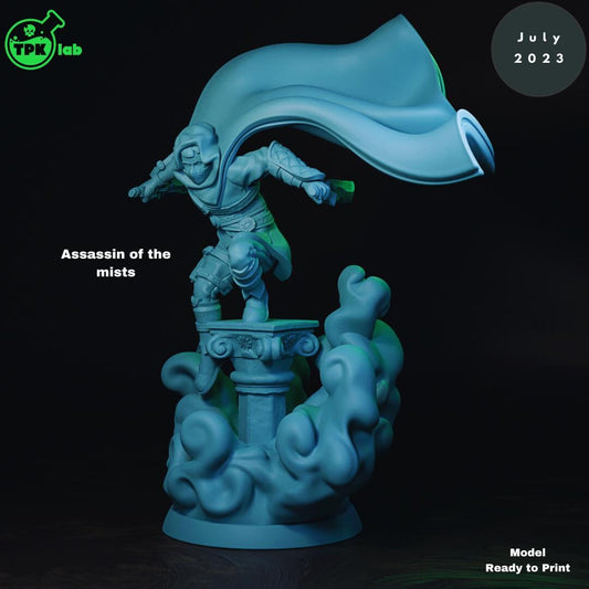 Assassin of the Mists Rogue Spy | Tabletop Gaming Miniature | TPKLab