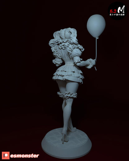 Creepy Clown | Resin Garage Kit Sculpture Anime Video Game Fan Art Statue | E.S Monster