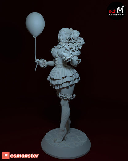 Creepy Clown | Resin Garage Kit Sculpture Anime Video Game Fan Art Statue | E.S Monster