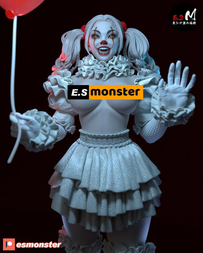 Creepy Clown | Resin Garage Kit Sculpture Anime Video Game Fan Art Statue | E.S Monster