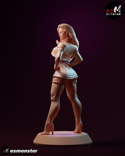 Ravishing Rocket Team Leader | Resin Garage Kit Sculpture Anime Video Game Fan Art Statue | E.S Monster