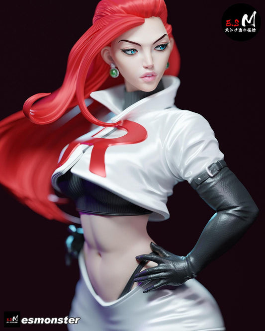 Ravishing Rocket Team Leader | Resin Garage Kit Sculpture Anime Video Game Fan Art Statue | E.S Monster