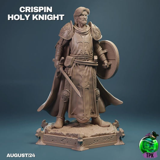 Crispin Holy Knight | Tabletop Gaming Miniature | TPKLab