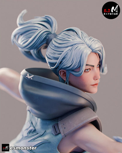 Agile Tailwind | Resin Garage Kit Sculpture Anime Video Game Fan Art Statue | E.S Monster