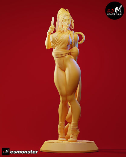 Queen of Fighters | Resin Garage Kit Sculpture Anime Video Game Fan Art Statue | E.S Monster
