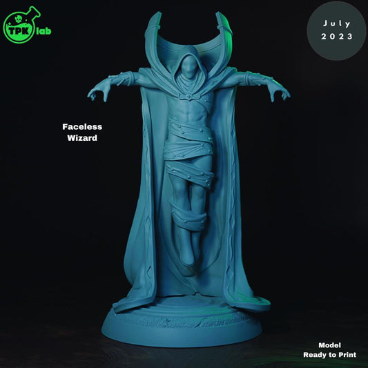 Faceless Wizard | Tabletop Gaming Miniature | TPKLab