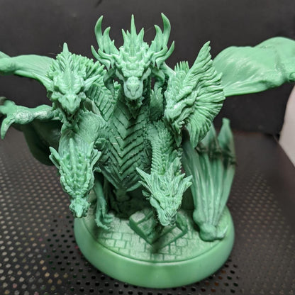 Five-Headed Dragon Monster Huge | Tabletop Gaming Miniature | TPKLab