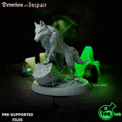 Giant Beasts, Wolf, Eagle, Owl | Tabletop Gaming Miniature | TPKLab