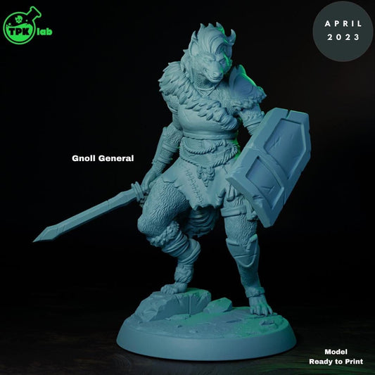 Gnoll Fighters, Corrupted Hyenas | Tabletop Gaming Miniature | TPKLab