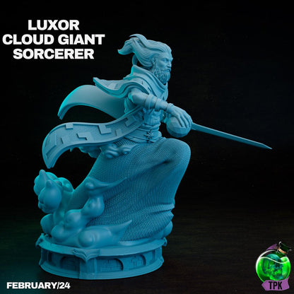 Luxor Cloud Giant Sorcerer | Tabletop Gaming Miniature | TPKLab