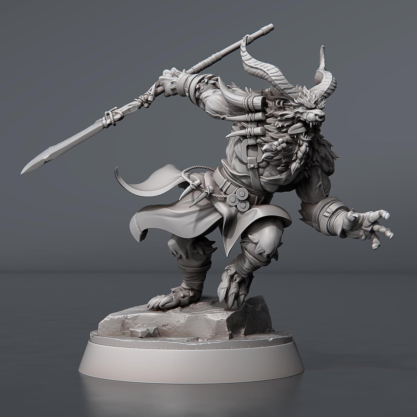 Borock Monster | Tabletop Scale | D&D TTRPG Miniature | STL Miniatures