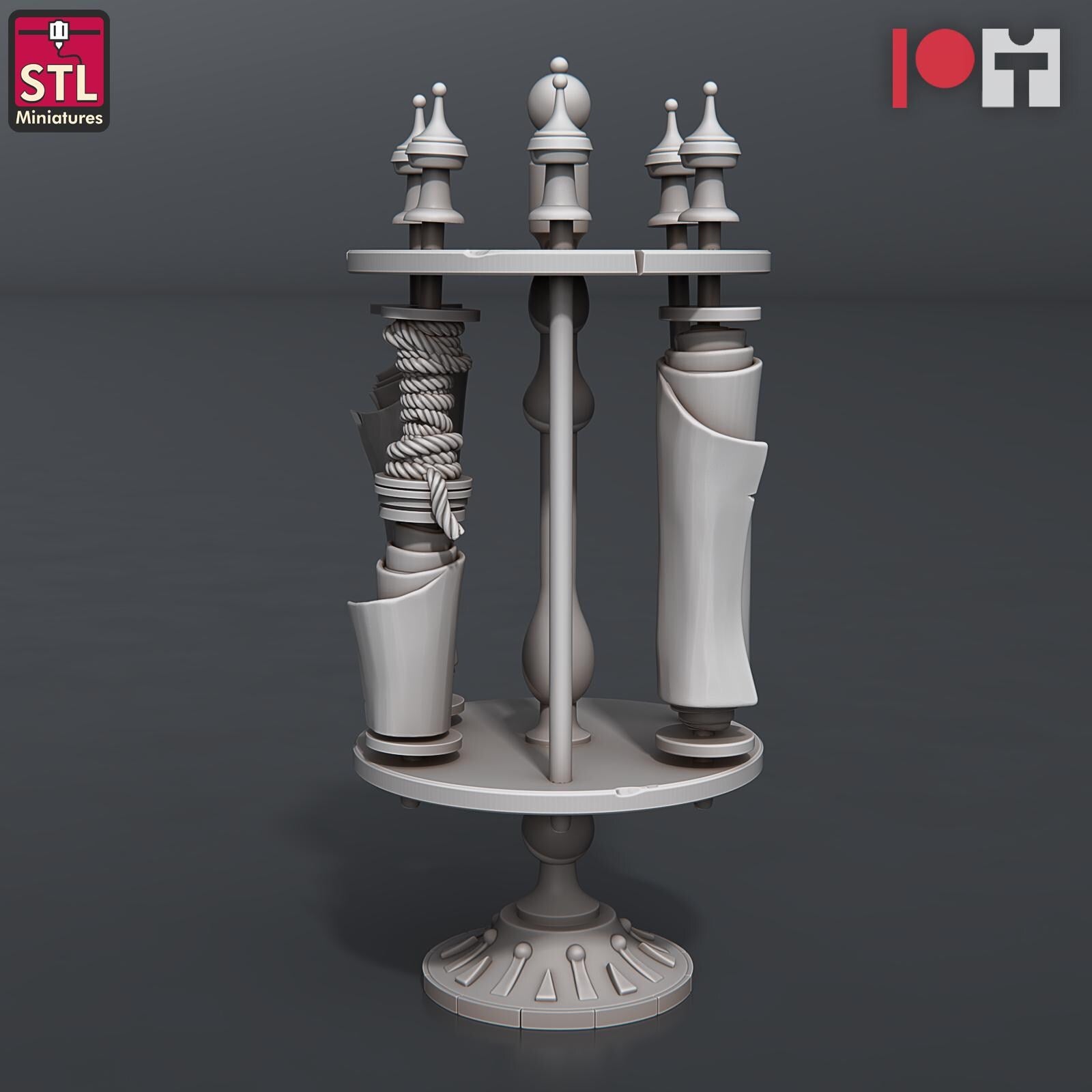 Bugbear Fabric Seller NPC Set | Tabletop Scale | D&D TTRPG Miniature | STL Miniatures