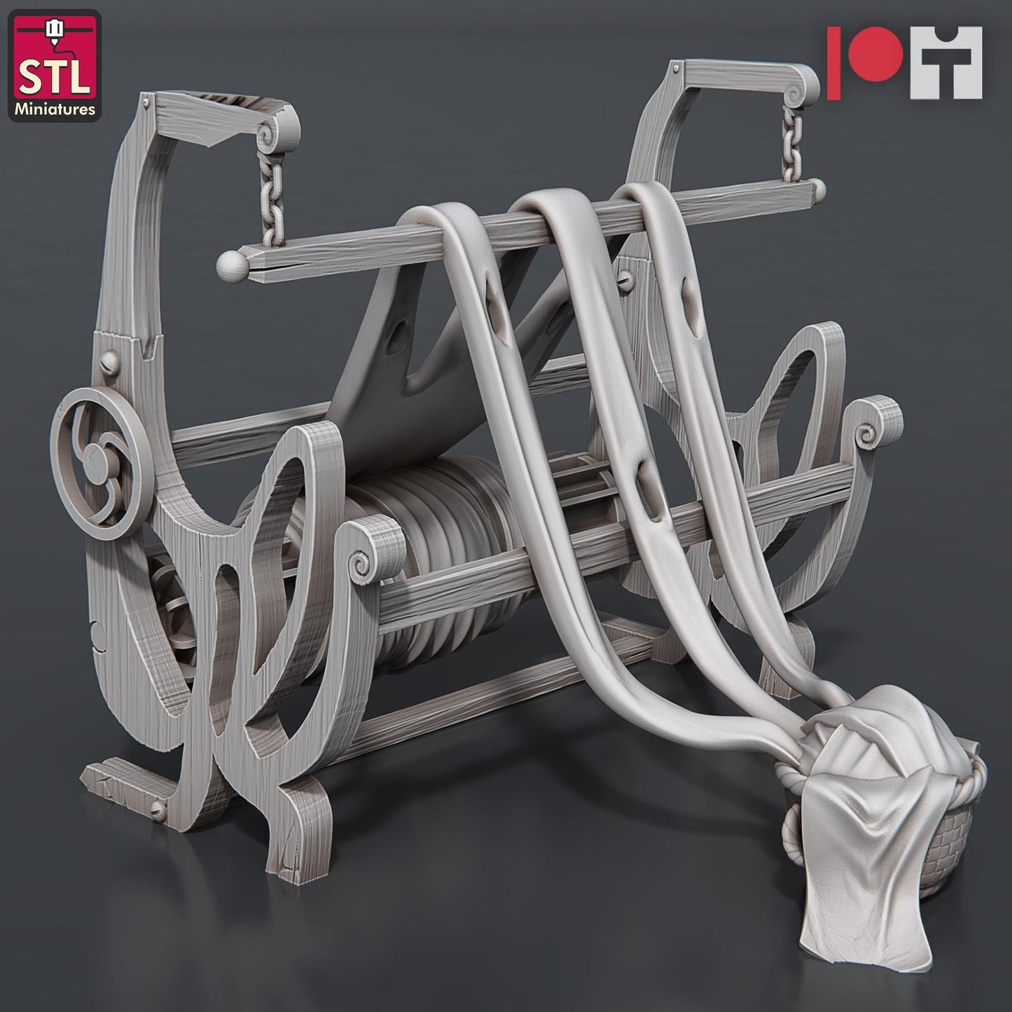 Bugbear Fabric Seller NPC Set | Tabletop Scale | D&D TTRPG Miniature | STL Miniatures