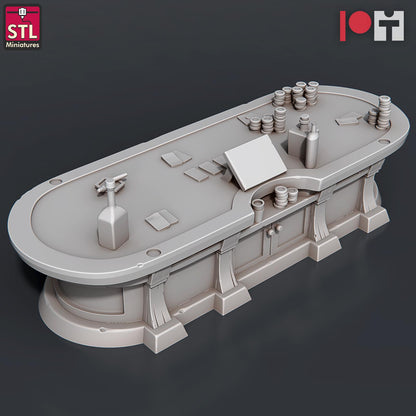 Casino NPC Set | Tabletop Scale | D&D TTRPG Miniature | STL Miniatures