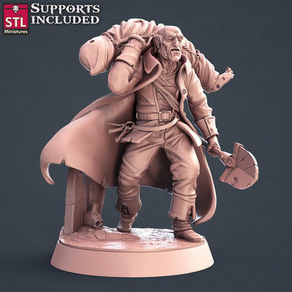 Graveyard NPC Set | Tabletop Scale | D&D TTRPG Miniature | STL Miniatures