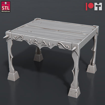 Jail NPC Set | Tabletop Scale | D&D TTRPG Miniature | STL Miniatures