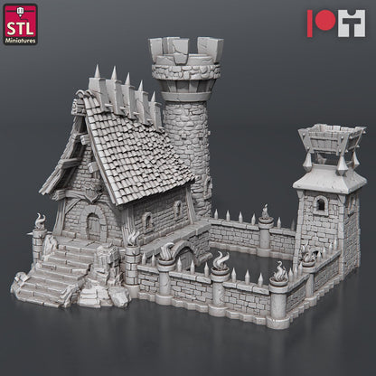 Jail NPC Set | Tabletop Scale | D&D TTRPG Miniature | STL Miniatures