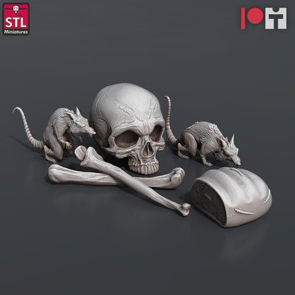 Jail NPC Set | Tabletop Scale | D&D TTRPG Miniature | STL Miniatures