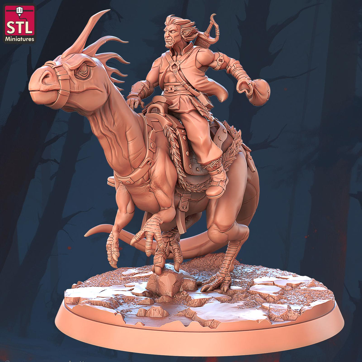 Miniatures Riders Modular Riders Set | Tabletop Scale | D&D TTRPG Miniature | STL Miniat ...