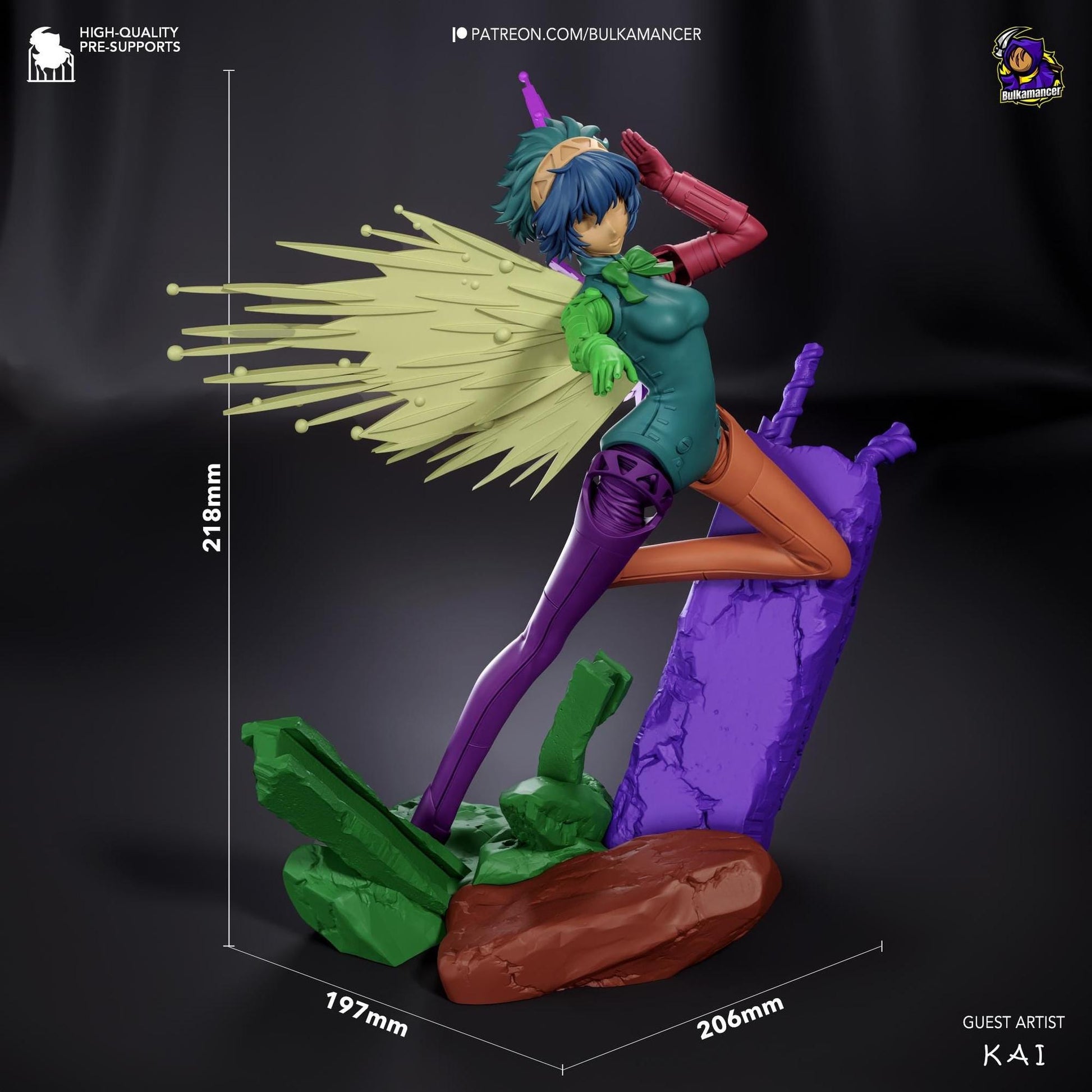Hunter Android | Resin Garage Kit Sculpture Anime Video Game Fan Art Statue | Bulkamancer Sculpts