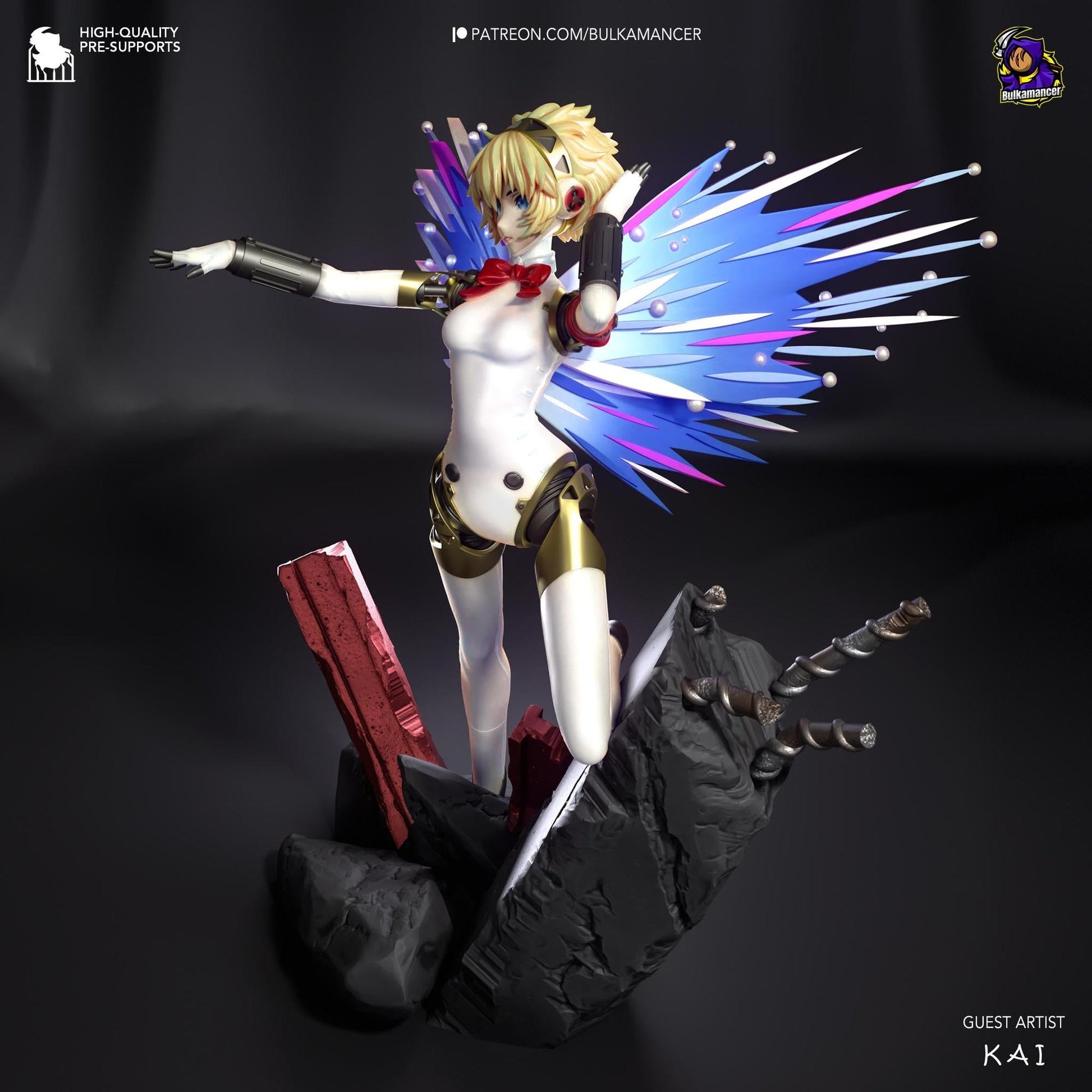Hunter Android | Resin Garage Kit Sculpture Anime Video Game Fan Art Statue | Bulkamancer Sculpts