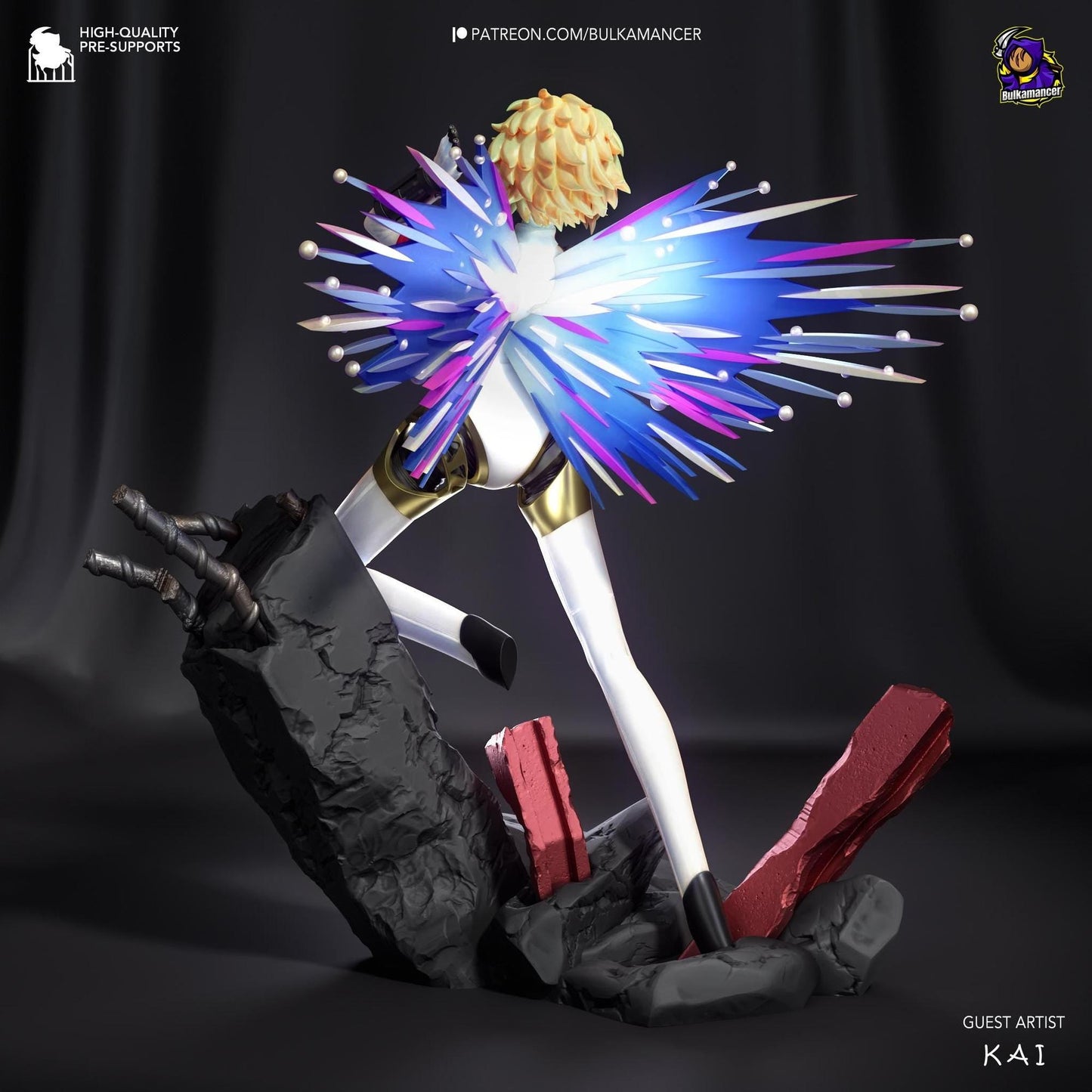 Hunter Android | Resin Garage Kit Sculpture Anime Video Game Fan Art Statue | Bulkamancer Sculpts