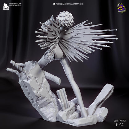 Hunter Android | Resin Garage Kit Sculpture Anime Video Game Fan Art Statue | Bulkamancer Sculpts