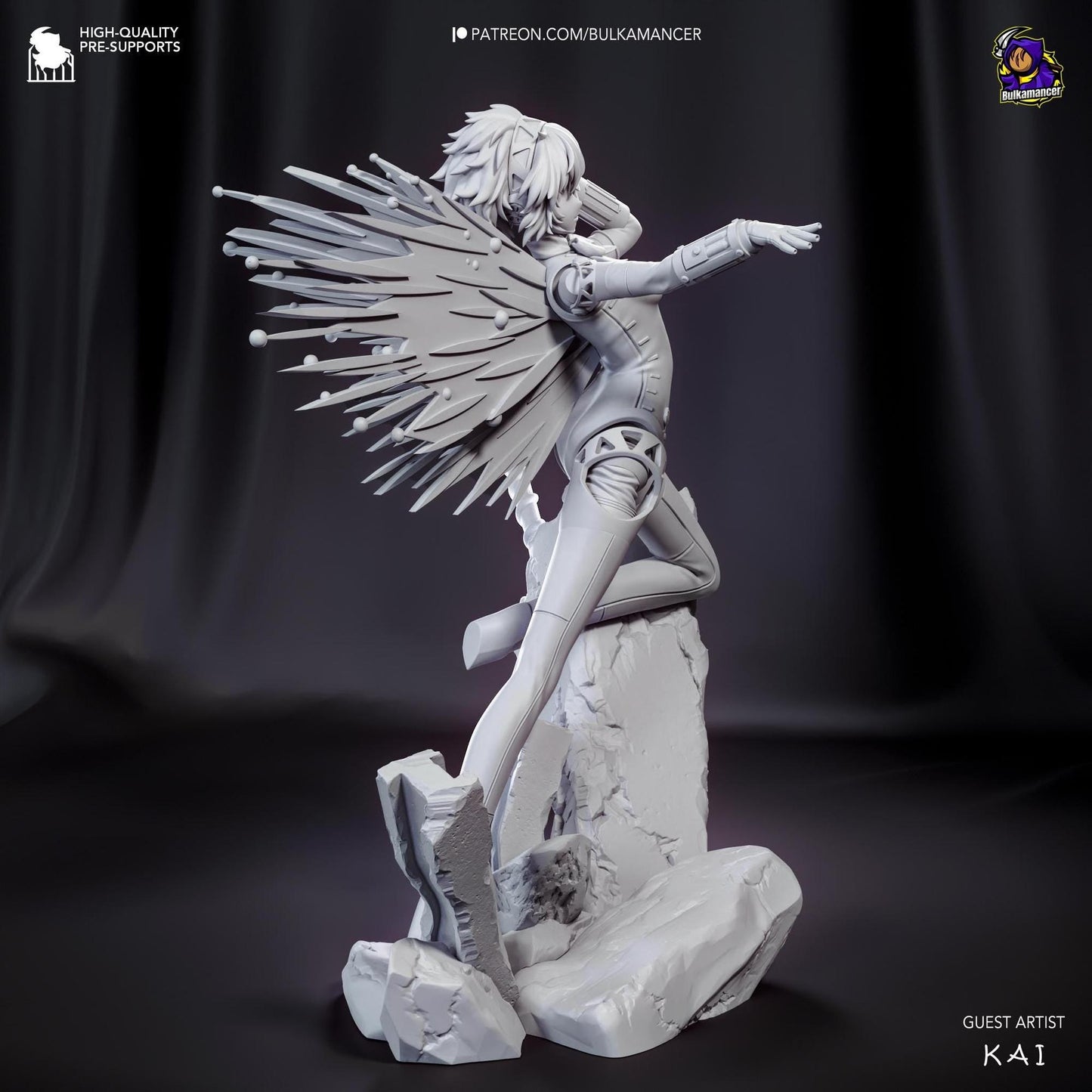 Hunter Android | Resin Garage Kit Sculpture Anime Video Game Fan Art Statue | Bulkamancer Sculpts