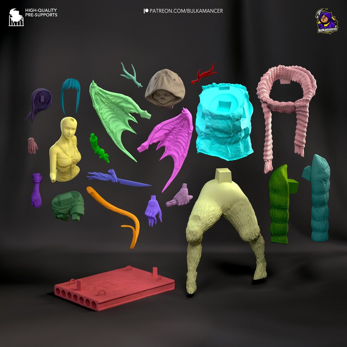 Inner Beauty | Resin Garage Kit Sculpture Anime Video Game Fan Art Statue | Bulkamancer Sculpts