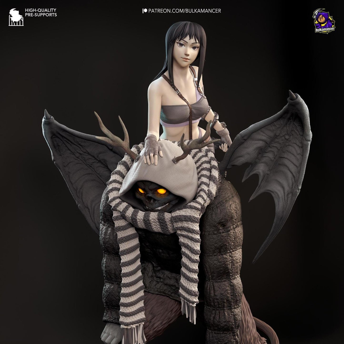 Inner Beauty | Resin Garage Kit Sculpture Anime Video Game Fan Art Statue | Bulkamancer Sculpts