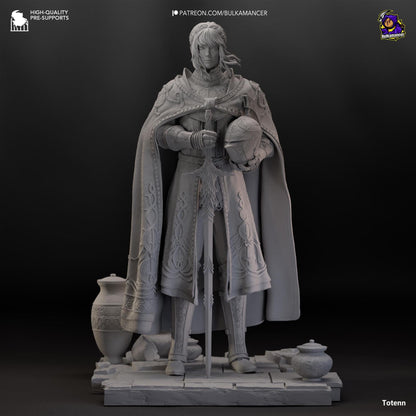 Knight of the Kind Lord | Resin Garage Kit Sculpture Anime Video Game Fan Art Statue | Bulkamancer Sculpts